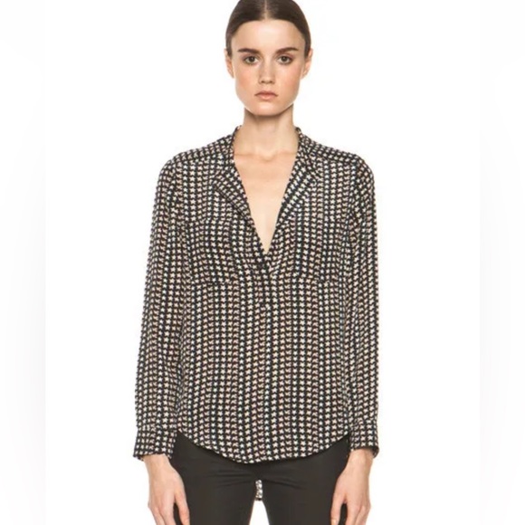 Isabel Marant Etoile Starry Silk Top Blouse - Picture 8 of 16